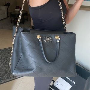 Chanel 2005 Sports Black Nylon Tote Bag · INTO